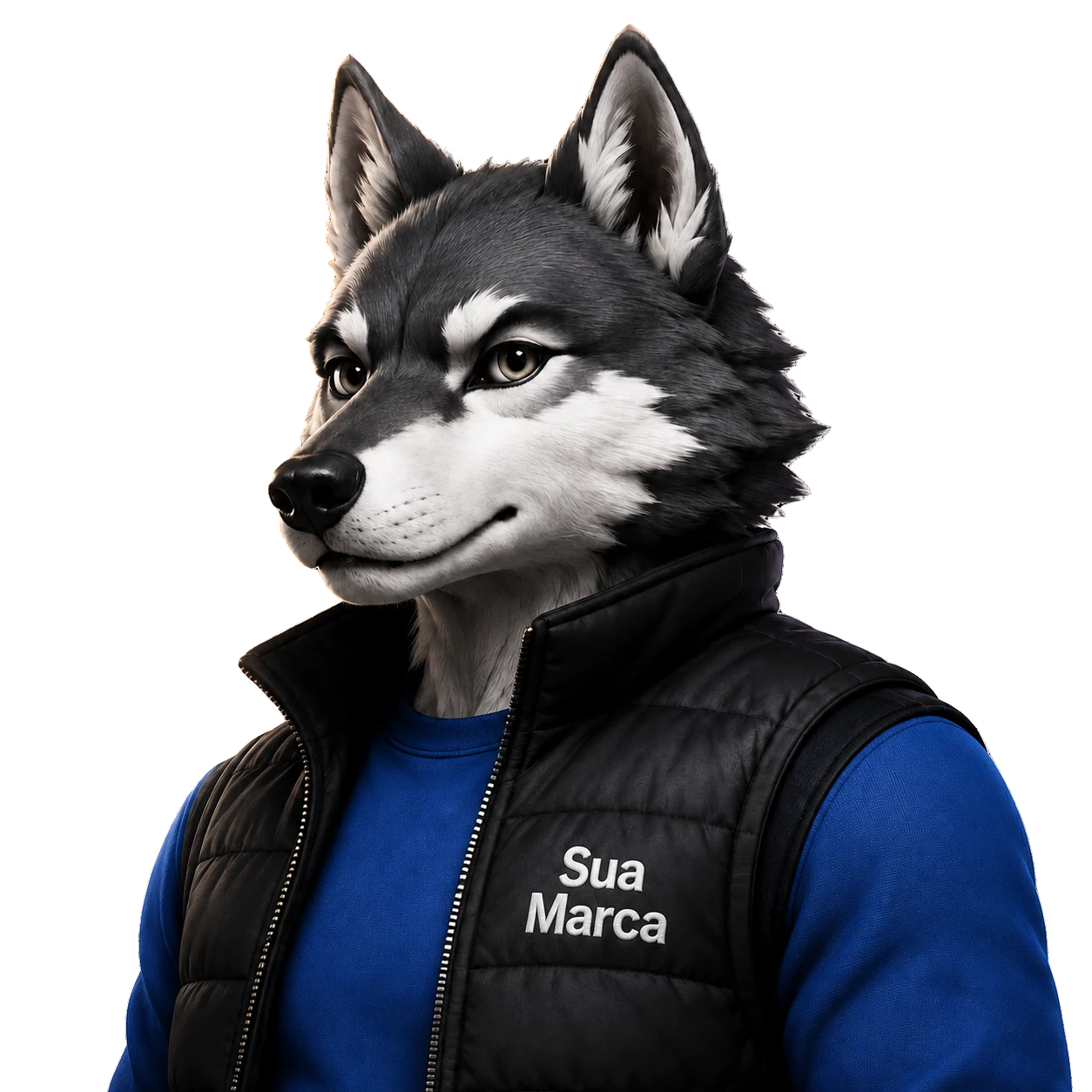 Mascote whitelabel da Rovax